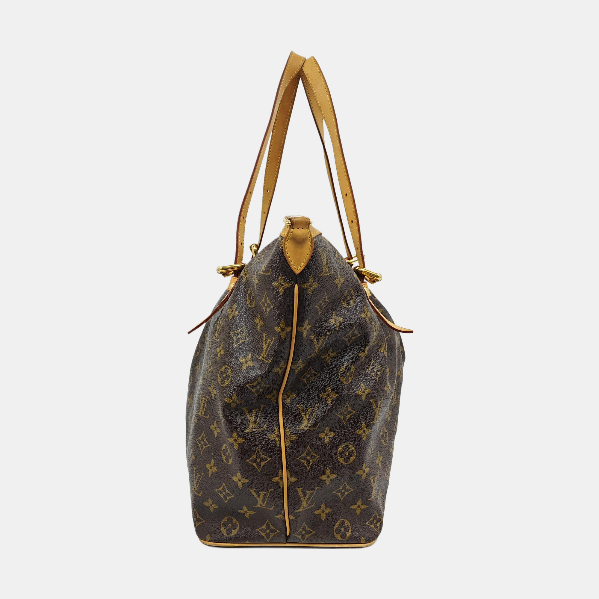 PALERMO GM Monogram Coated Canvas Brown