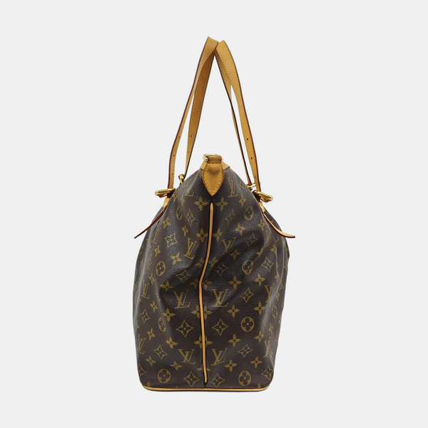 PALERMO GM Monogram Coated Canvas Brown