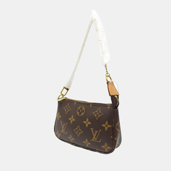 ACCESSOIRES Mini Monogram Coated Canvas Brown