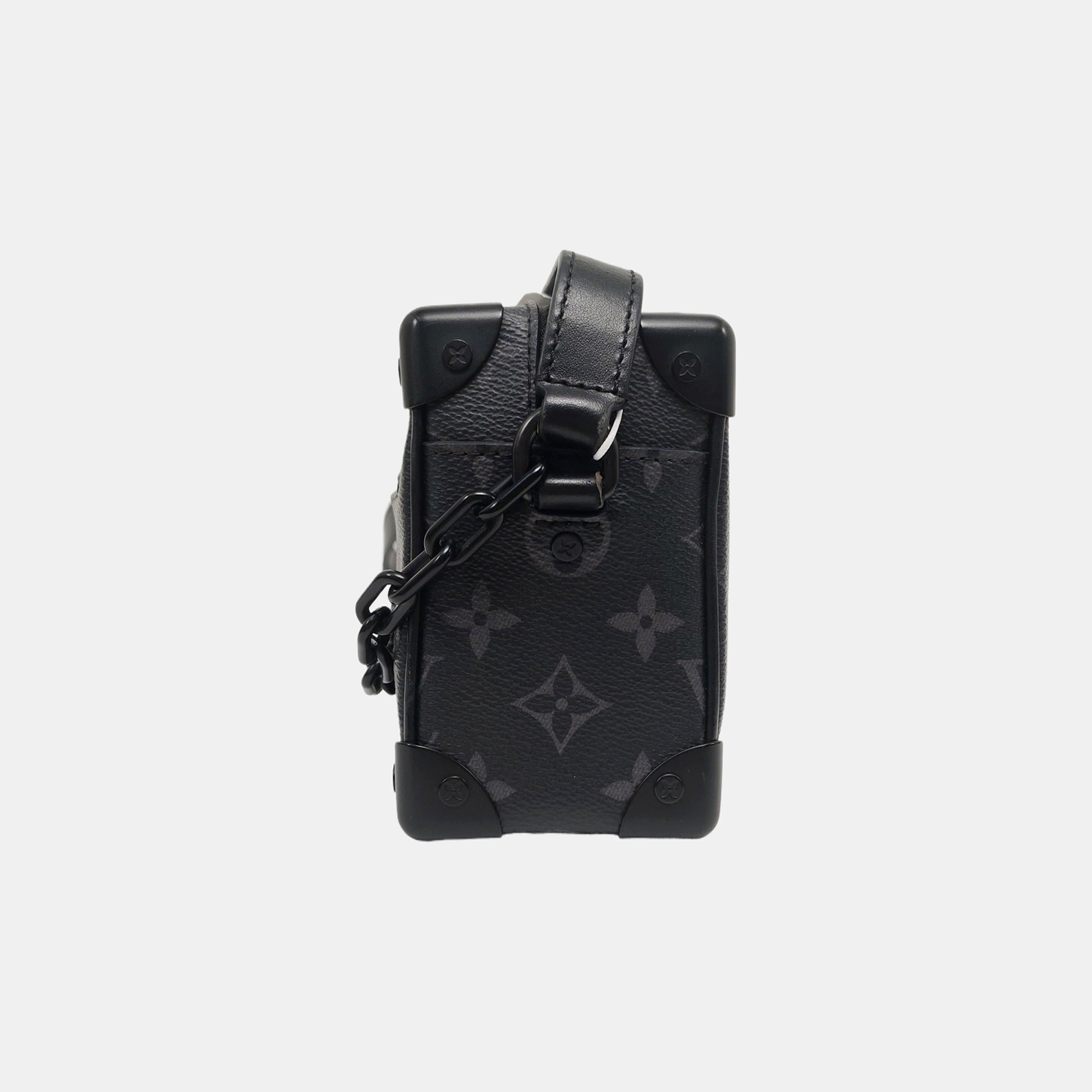 SOFT TRUNK Mini Monogram Coated Canvas Black
