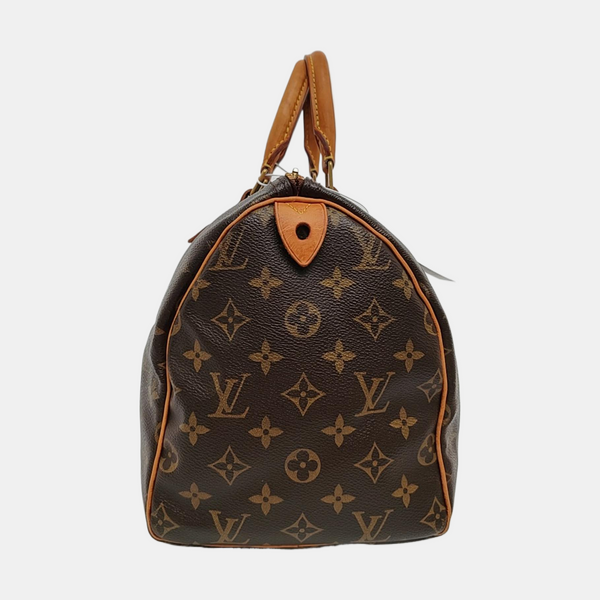 SPEEDY 30 Lona revestida Monogram marrón