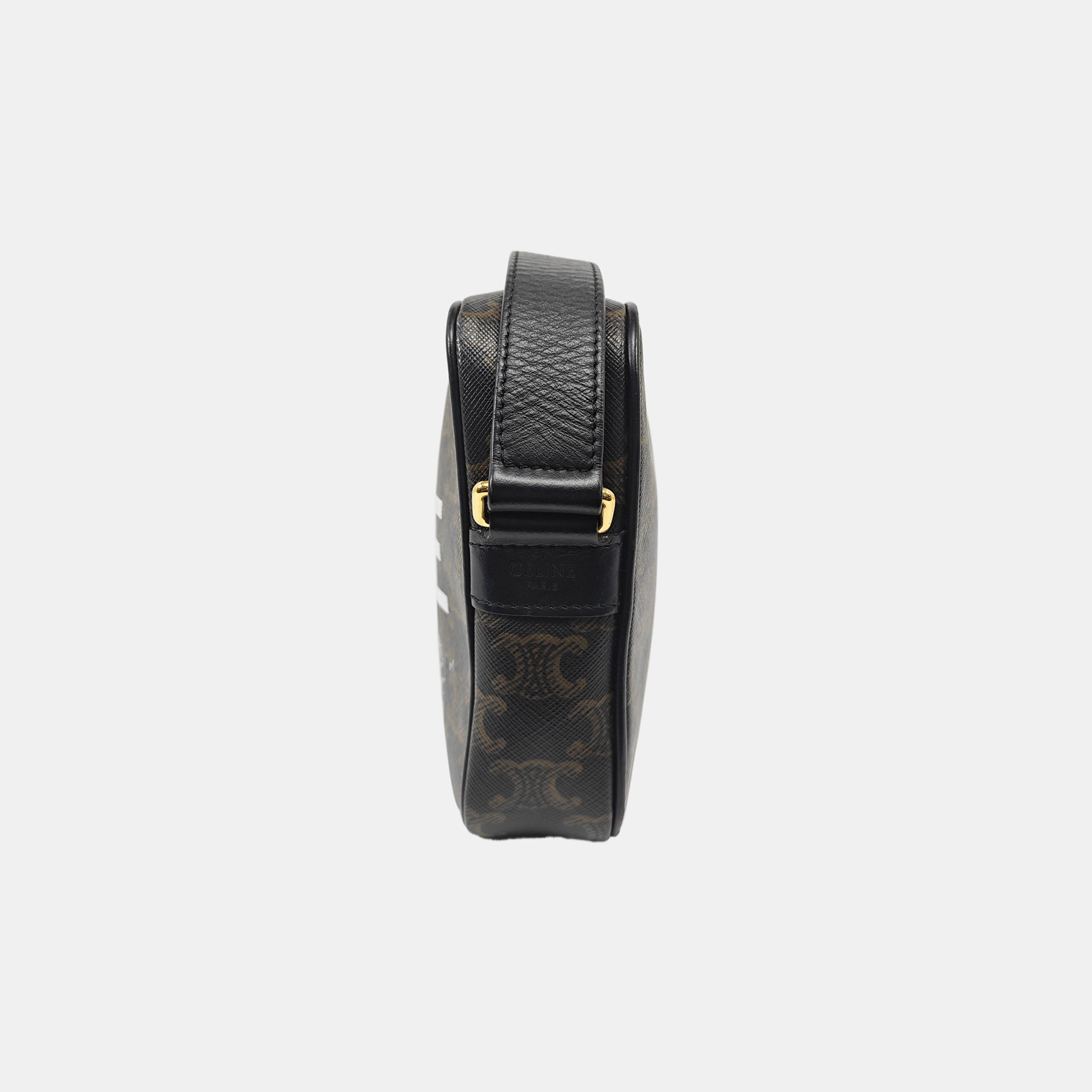 TRIOMPHE Medium Coated Canvas Black