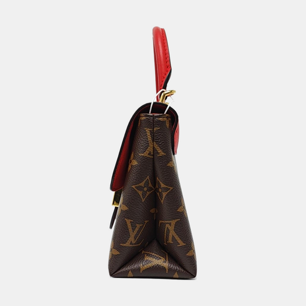 LOCKY BB Monogram Coated Canvas Red