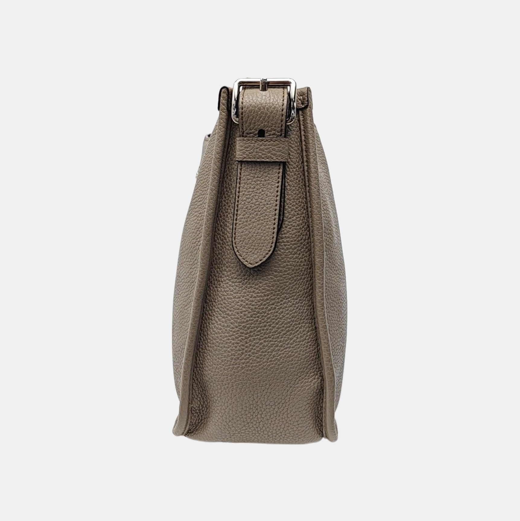 Calfskin Crossbody Bag Gray