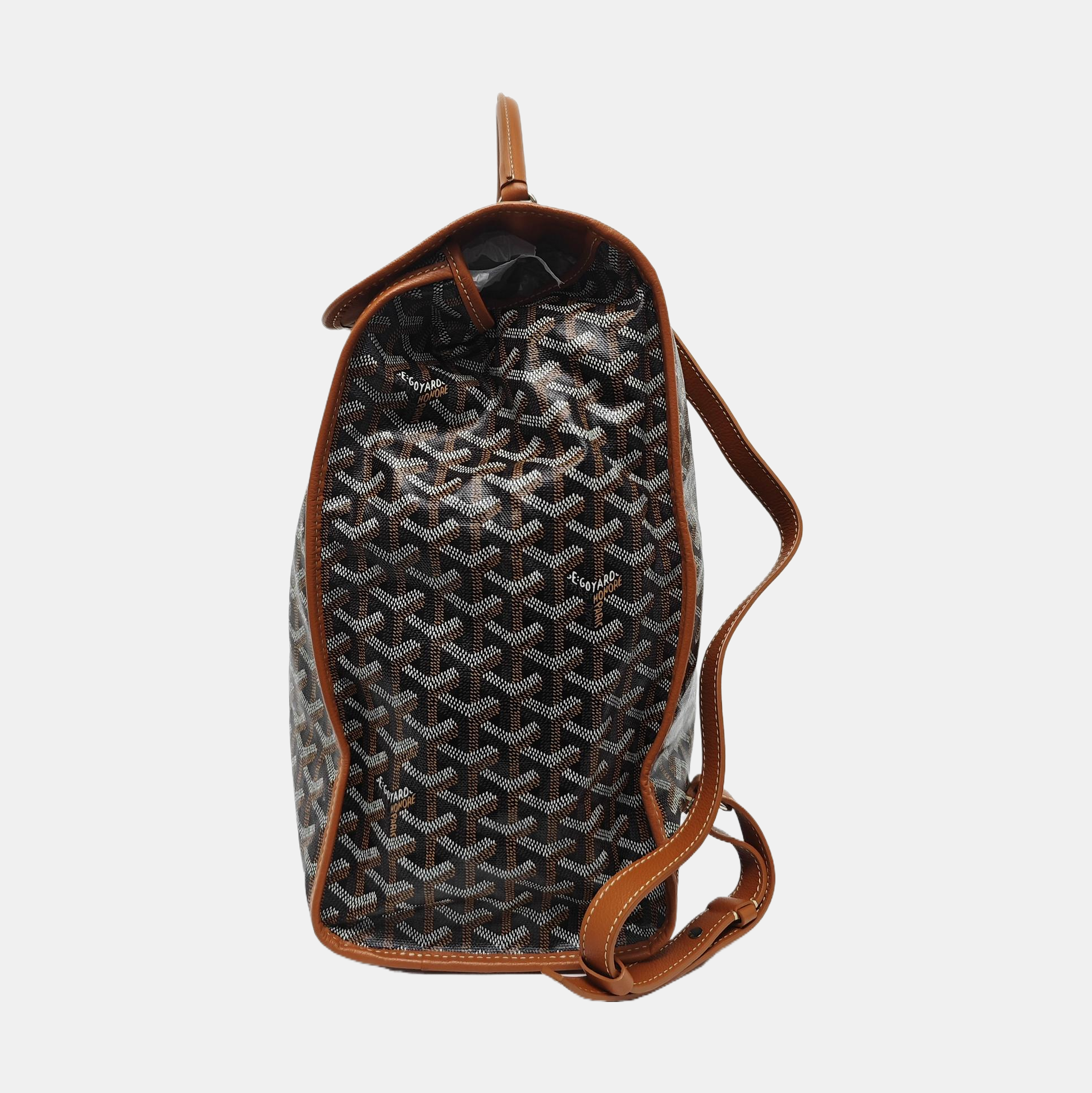 Saint Léger Coated Canvas Brown
