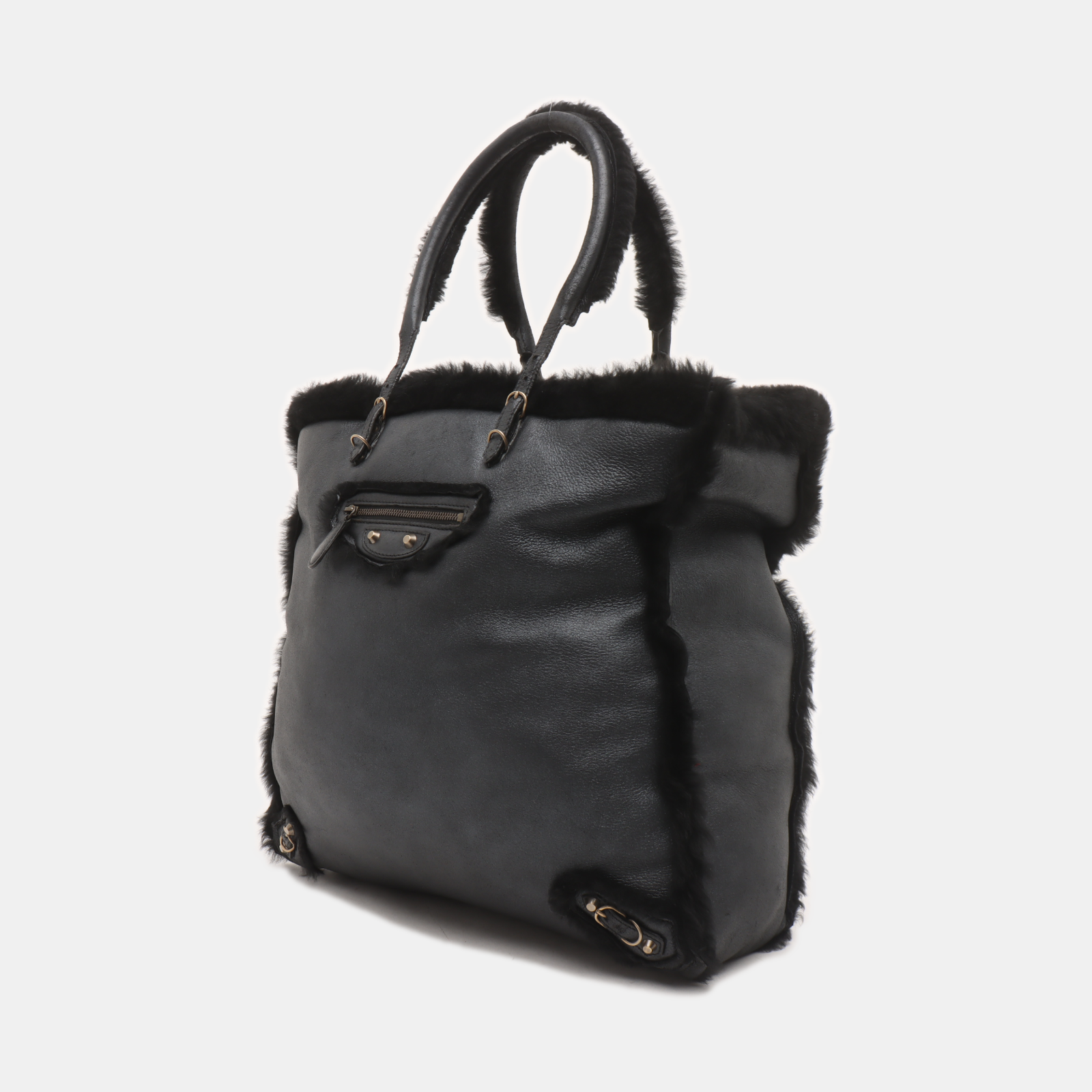 Authenticated pre-owned  Classic City Calfskin Black - Tote Bag at Looply