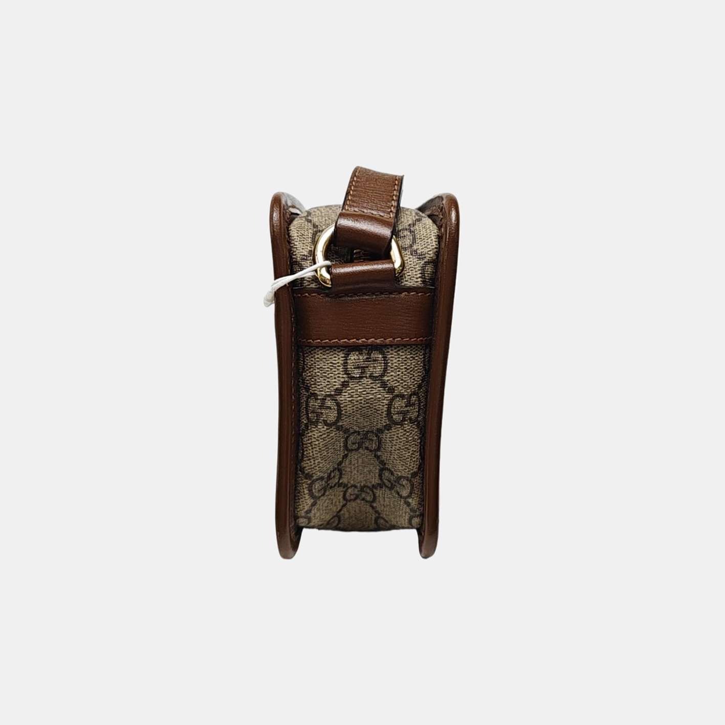 GG Supreme Mini Monogram Coated Canvas Beige