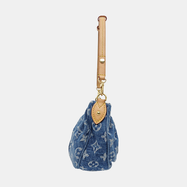 Pochette Valley Monogram Denim Blue