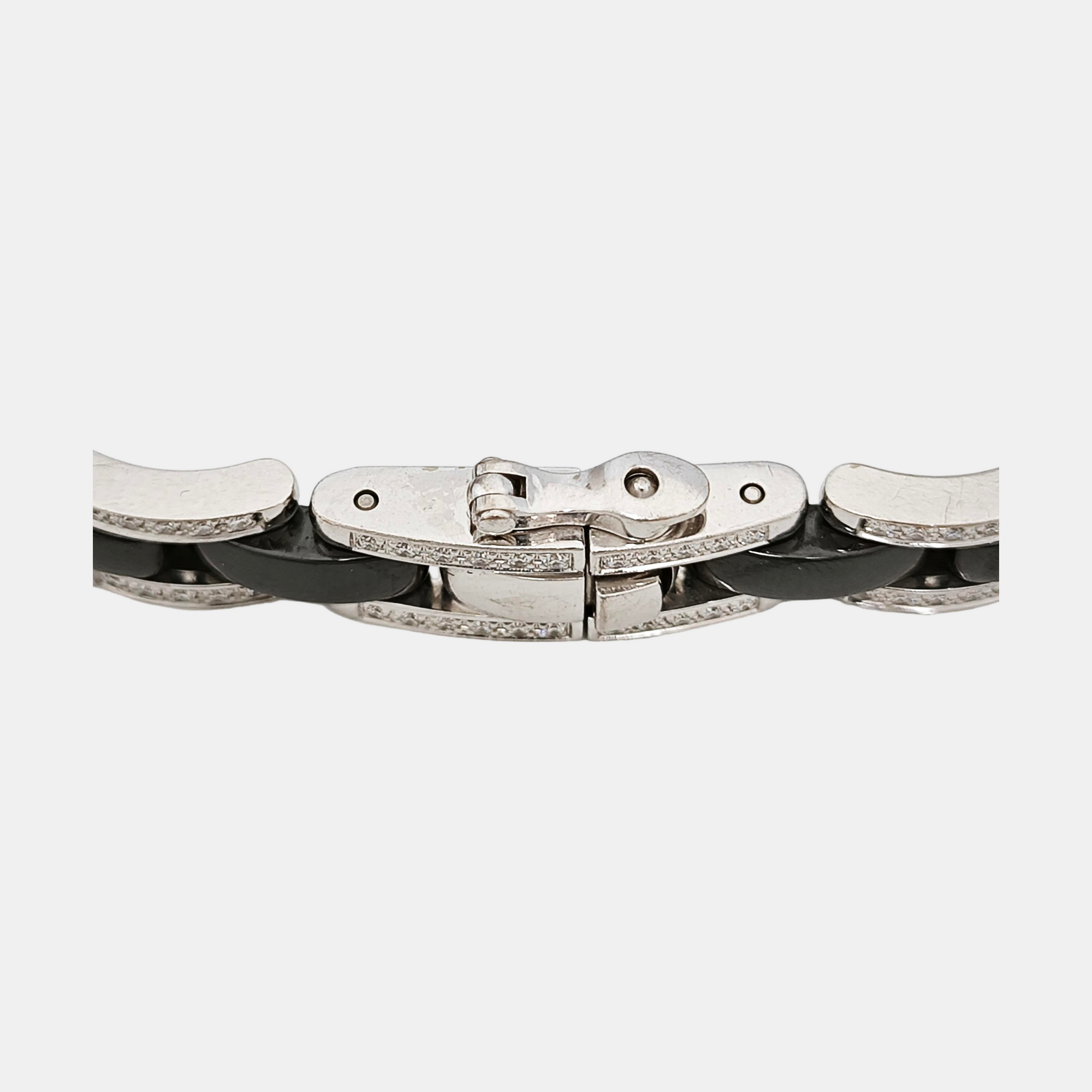 ULTRA 18k White Gold Silver Bracelet