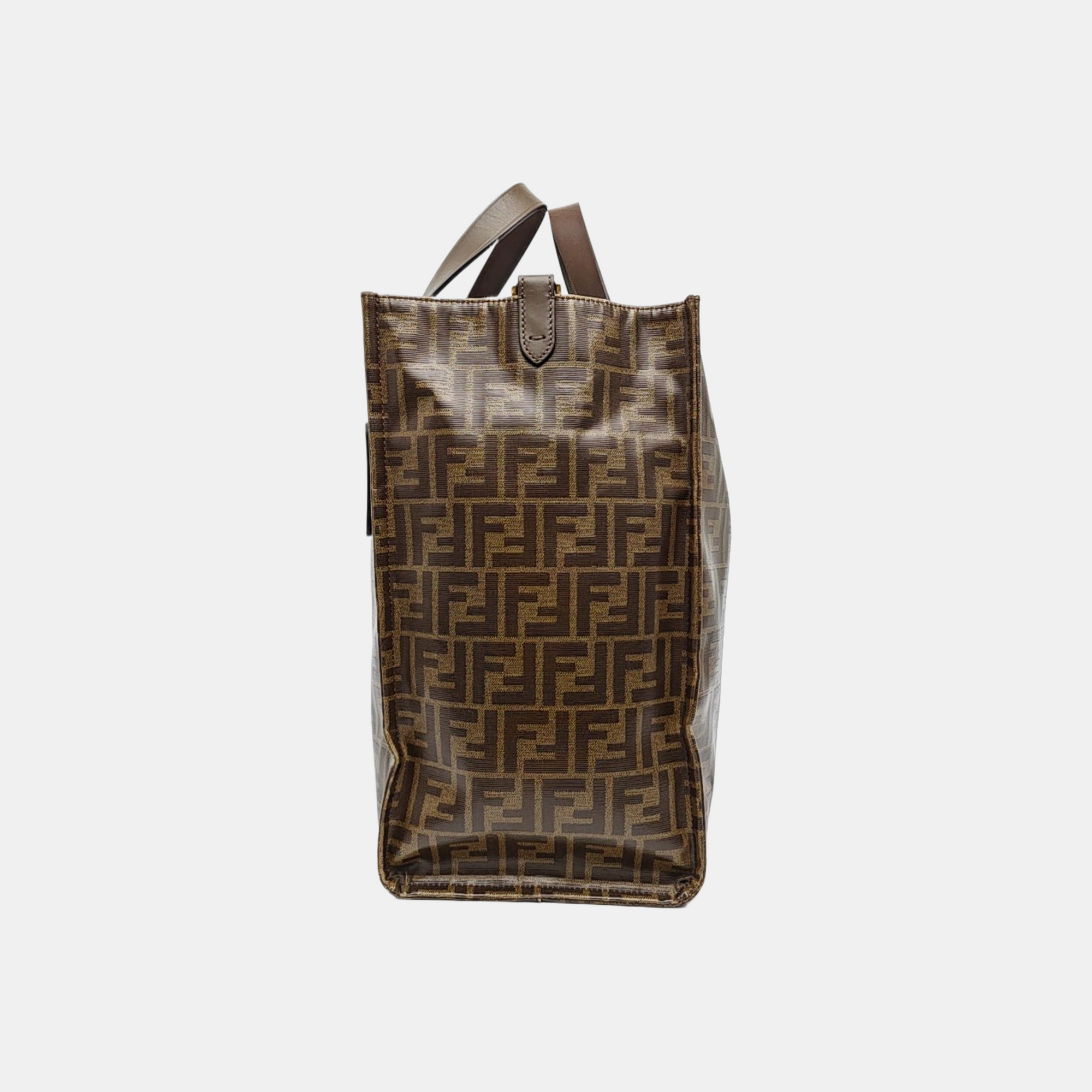 Mania Coated Canvas Brown