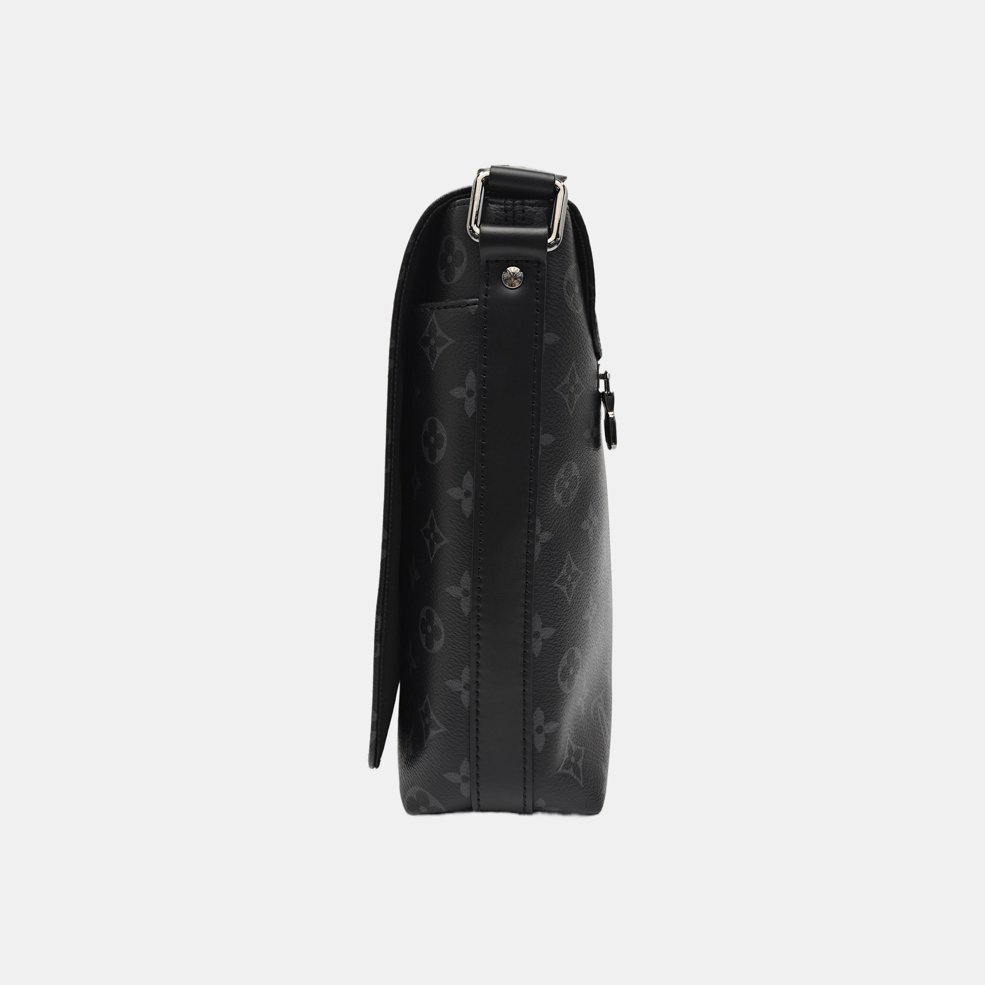 DISTRICT MM Monogram Coated Canvas Black