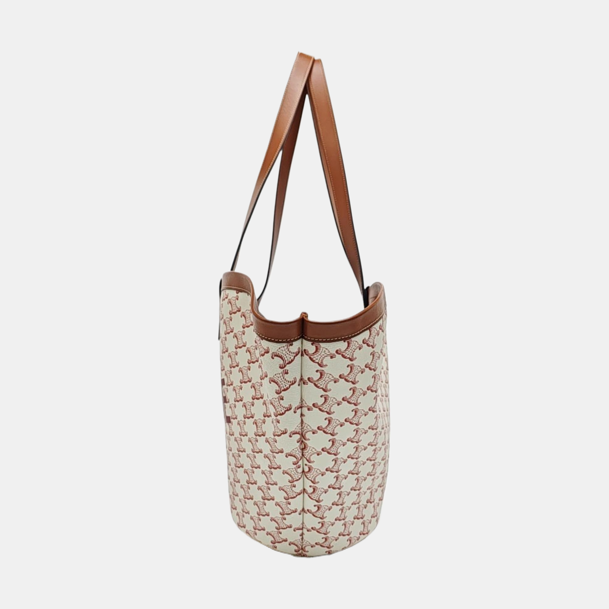 COUFFIN Medium Coated Canvas White