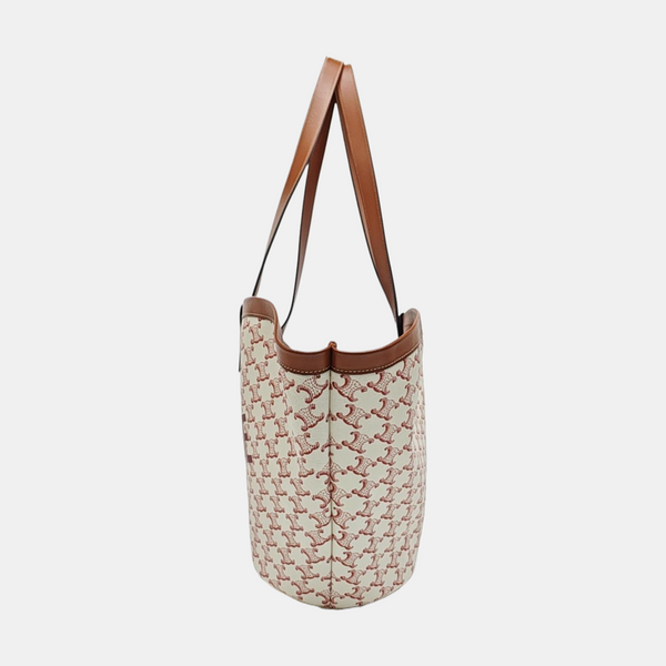COUFFIN Medium Coated Canvas White