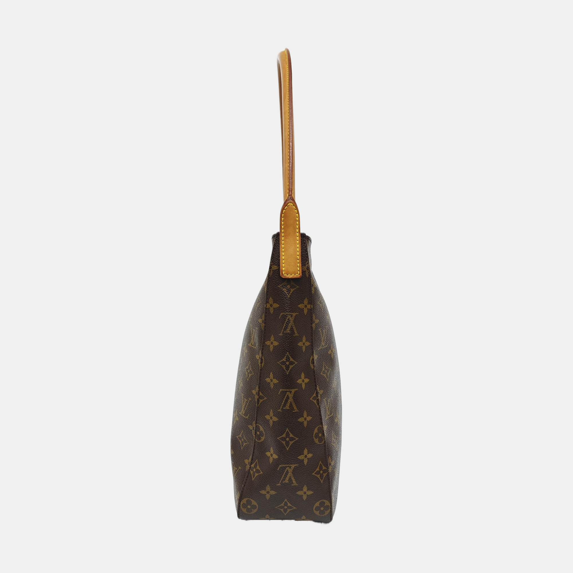 LOOPING GM Monogram Coated Canvas Brown