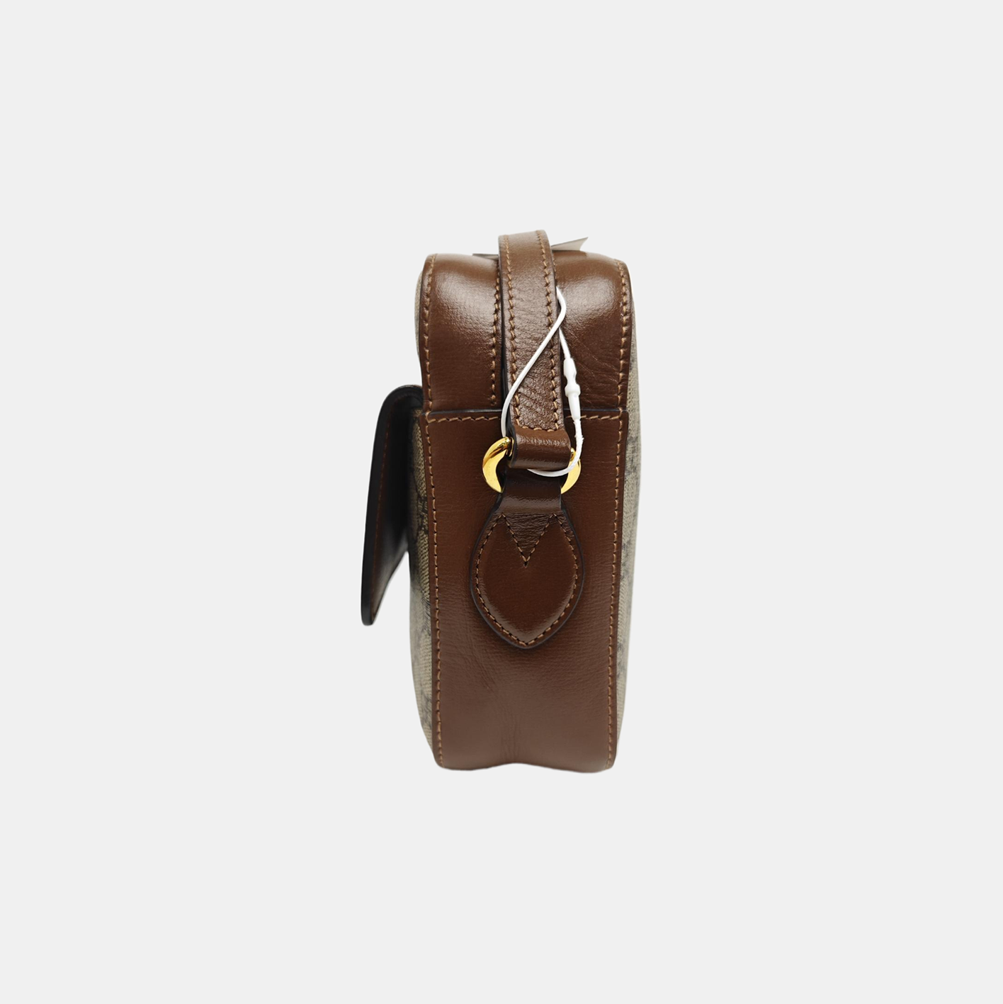 Horsebit 1955 Small Coated Canvas Beige