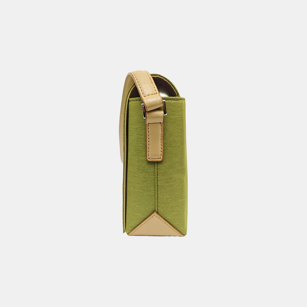 Fabric Shoulder Bag Green