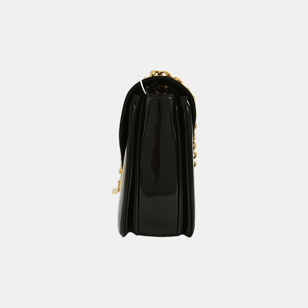 C Medium Patent Leather Black