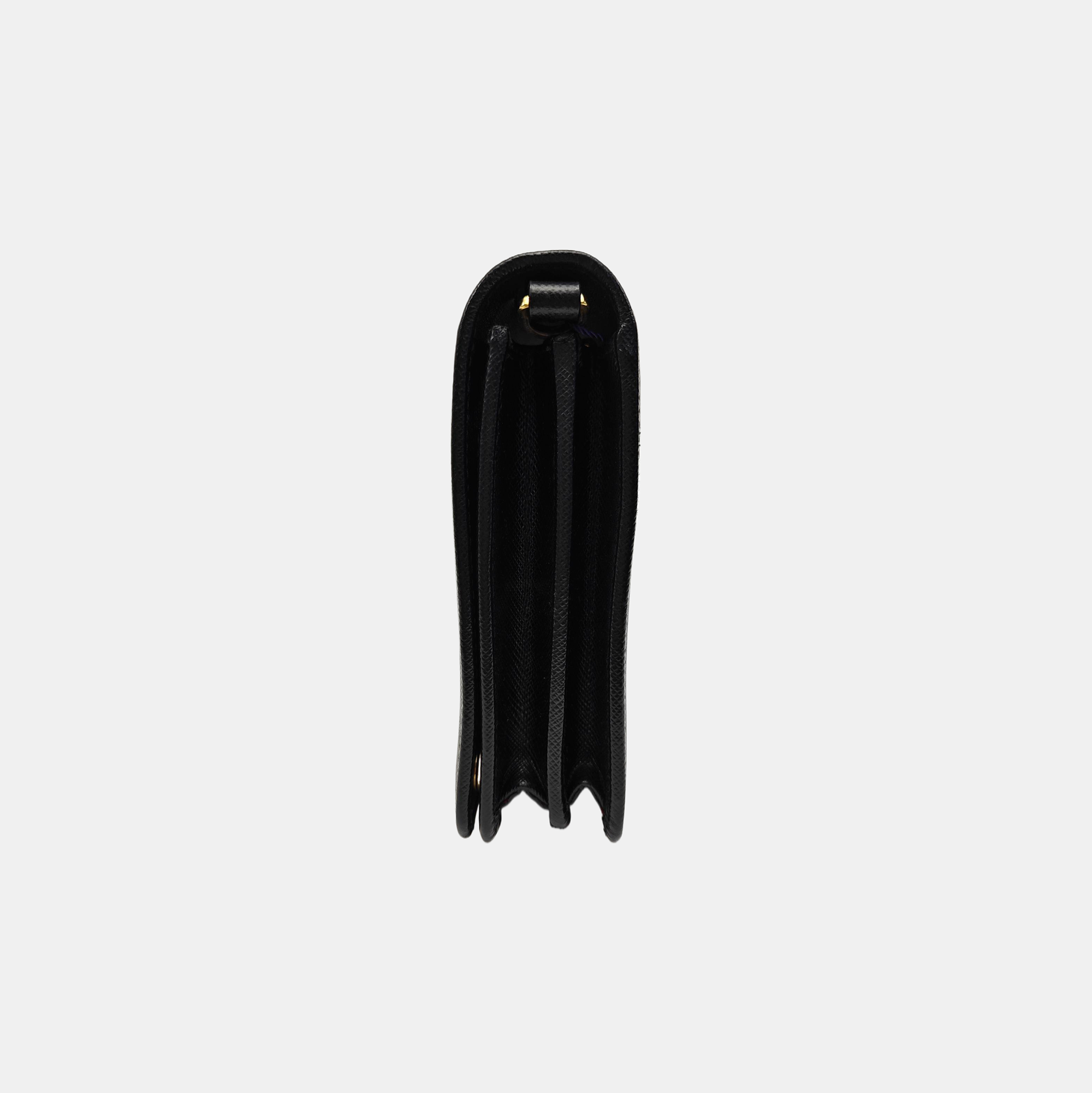 Calfskin Shoulder Bag Black
