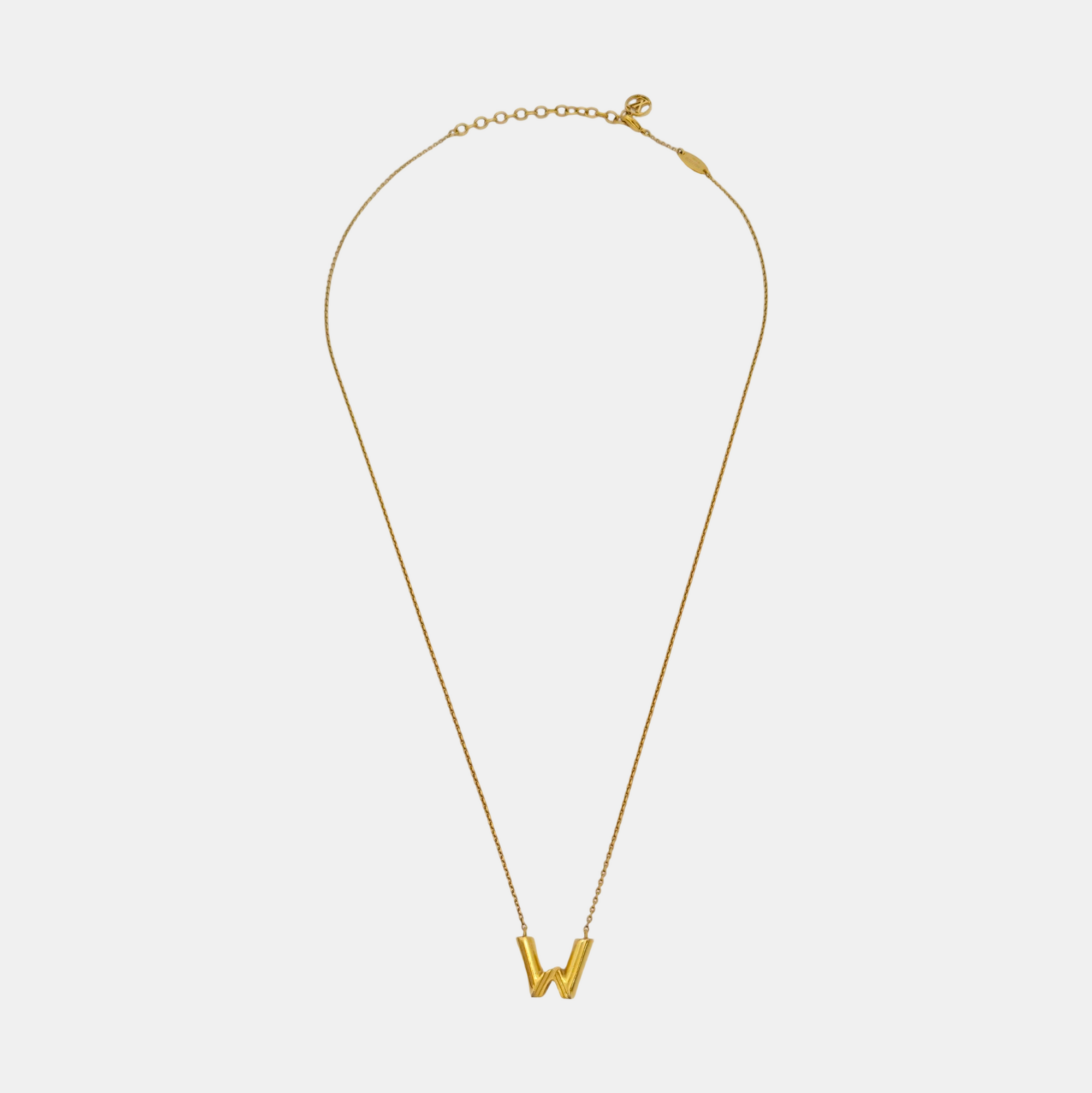 LV &amp; ME Brass Gold Necklace