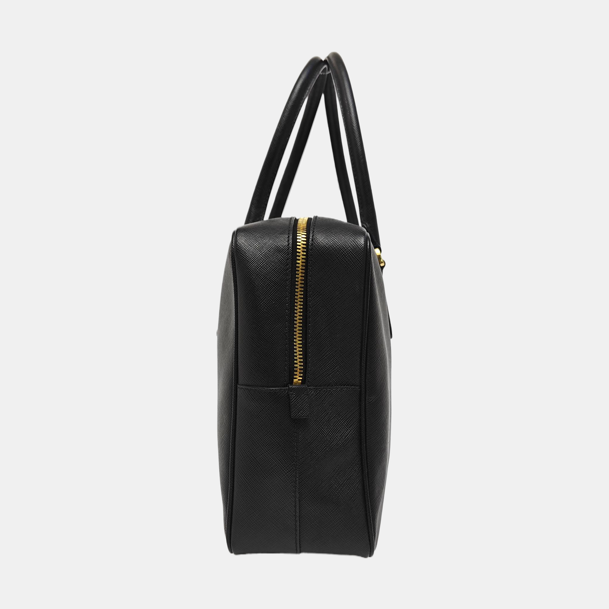 Bauletto Saffiano Calfskin Black