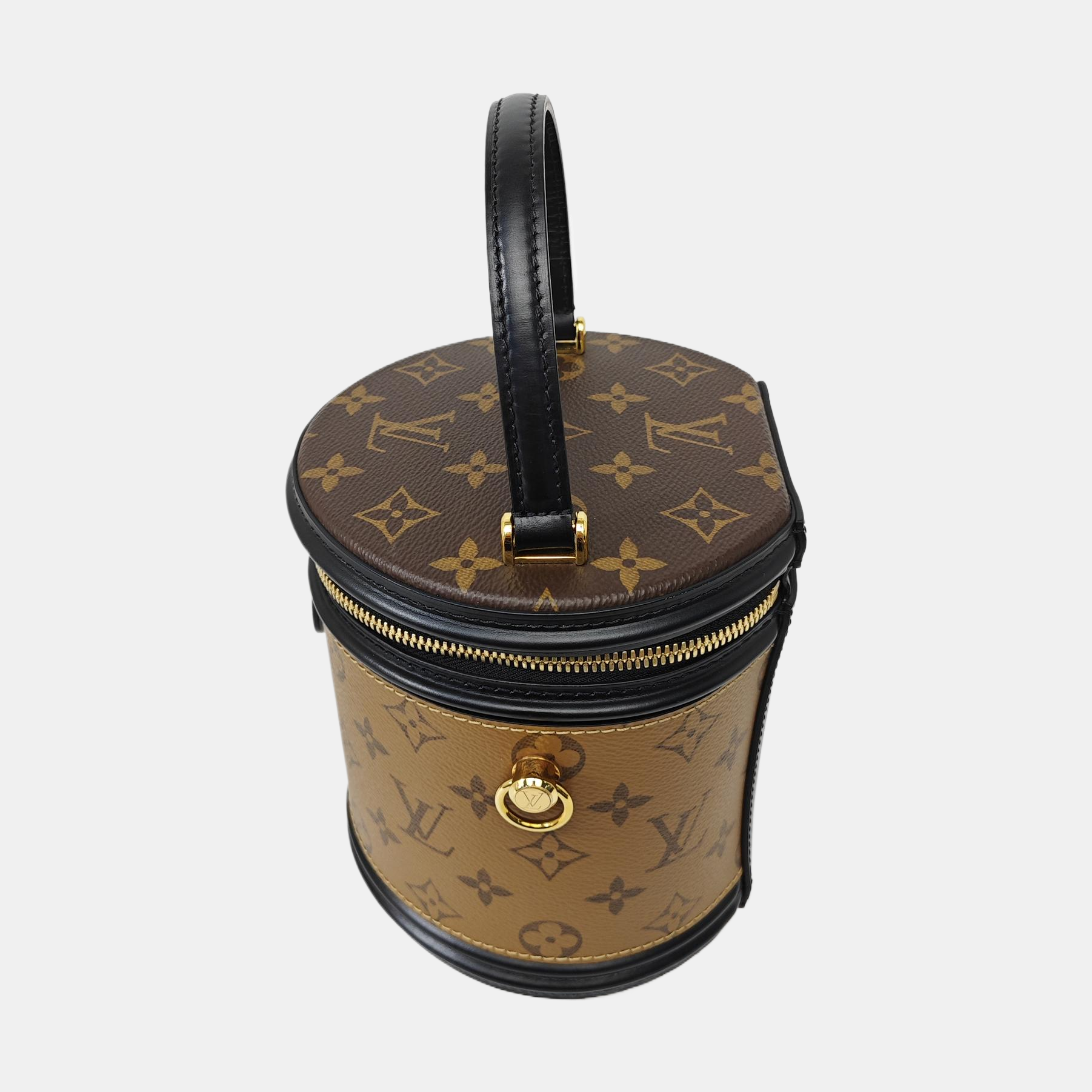 CANNES PM Monogram Coated Canvas Brown
