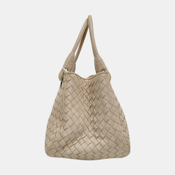 Lambskin Tote Bag Beige