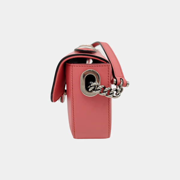 Authenticated pre-owned  GG Marmont Mini Calfskin Red - Shoulder Bag at Looply