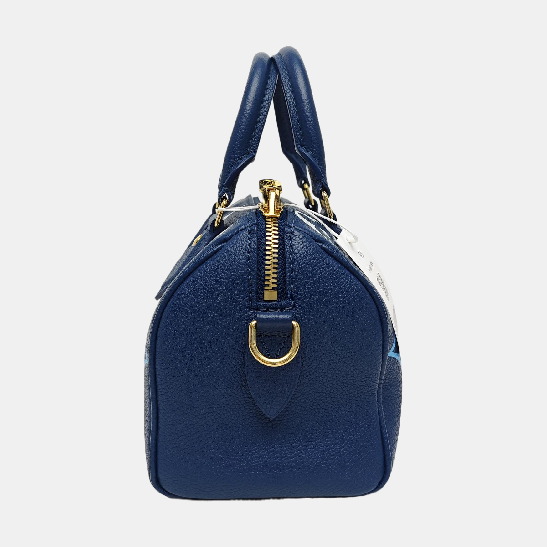 SPEEDY 20 Monogram Calfskin Blue