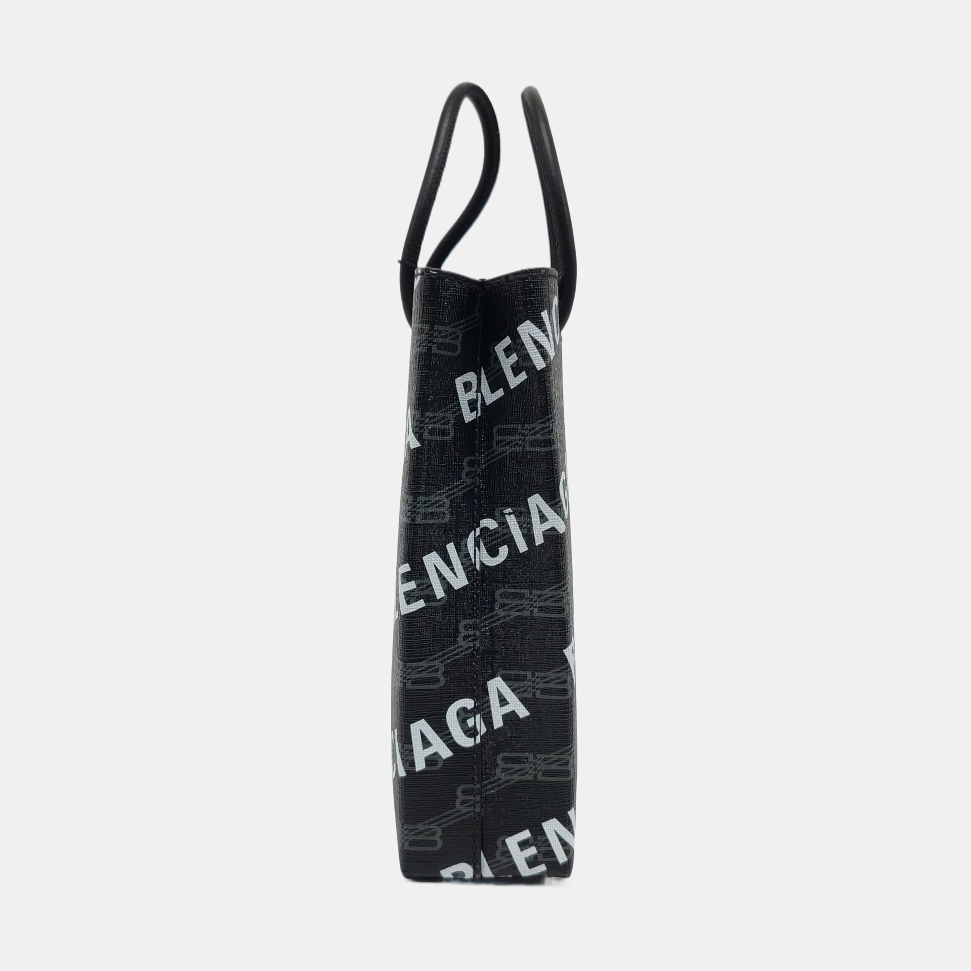 MONOGRAM Large Coated Canvas Black