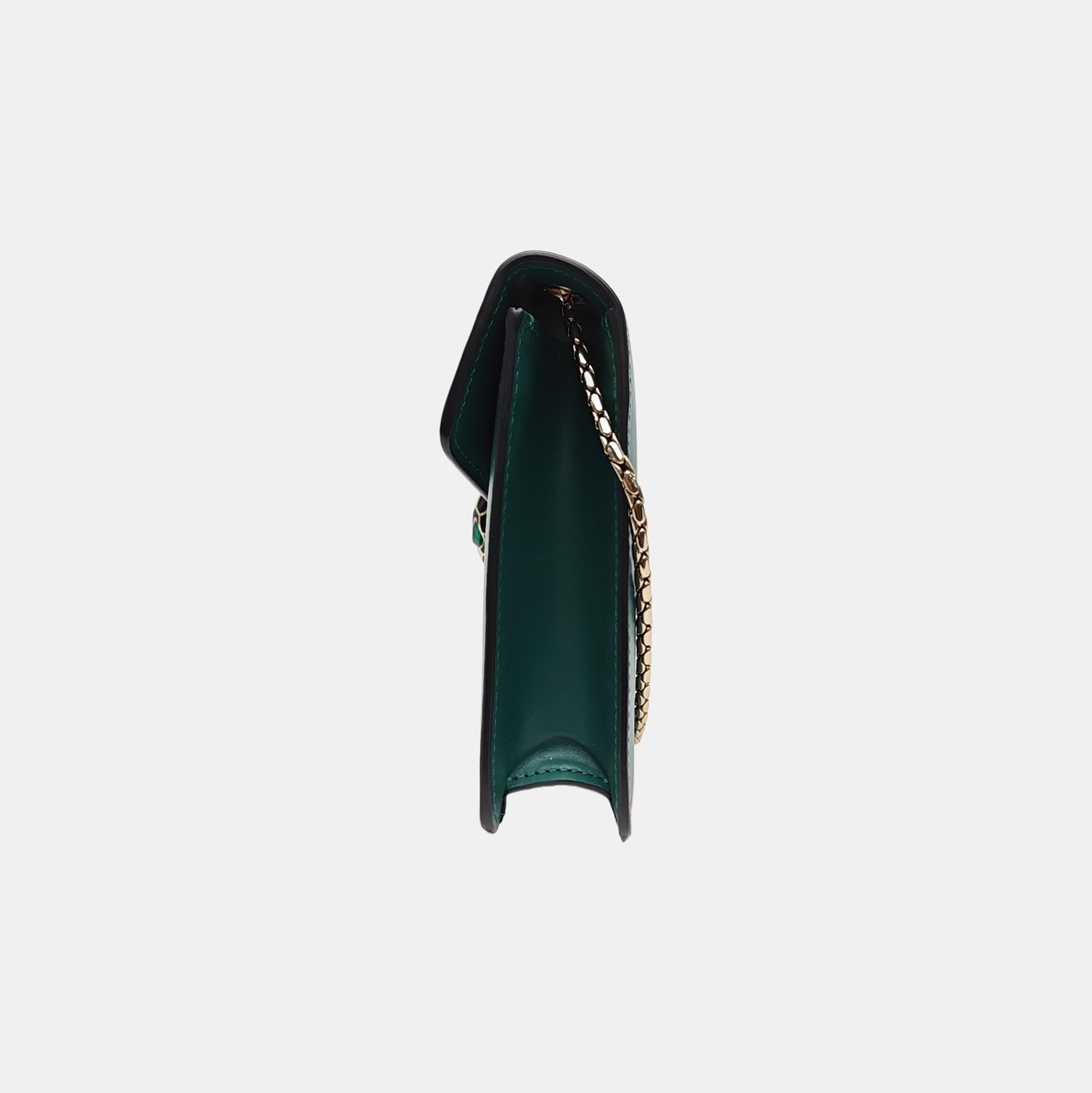 SERPENTI FOREVER Small Calfskin Green