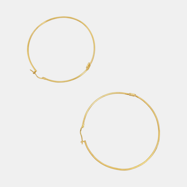 Metal Gold Earrings