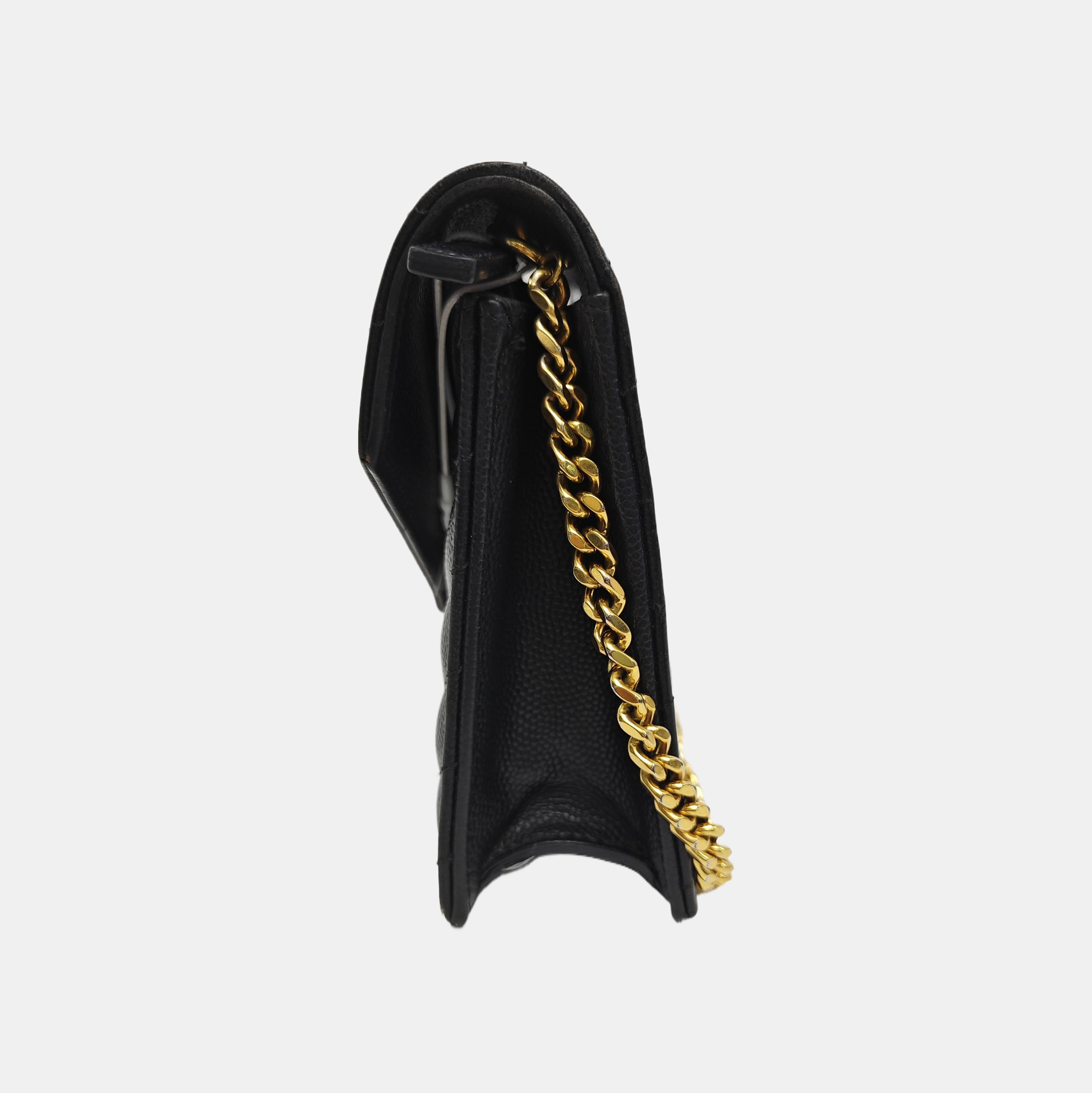 MONOGRAM WOC Chevron Calfskin Black