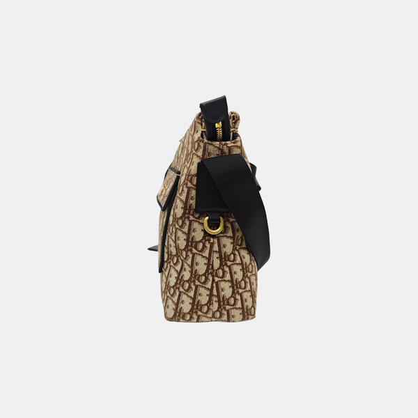 Canvas Shoulder Bag Medium Brown