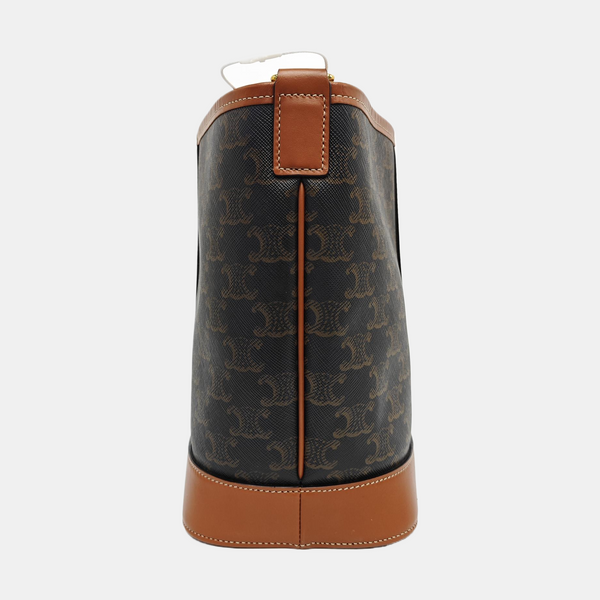 TRIOMPHE CANVAS Small Coated Canvas Brown