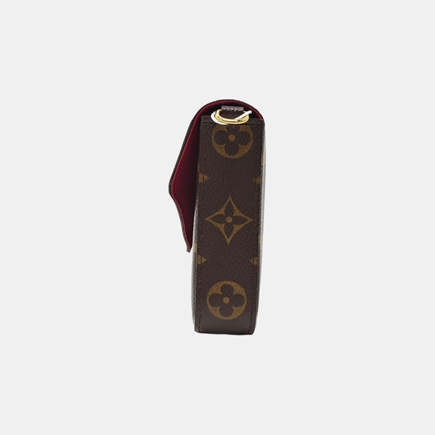 FÉLICIE Monogram Coated Canvas Brown