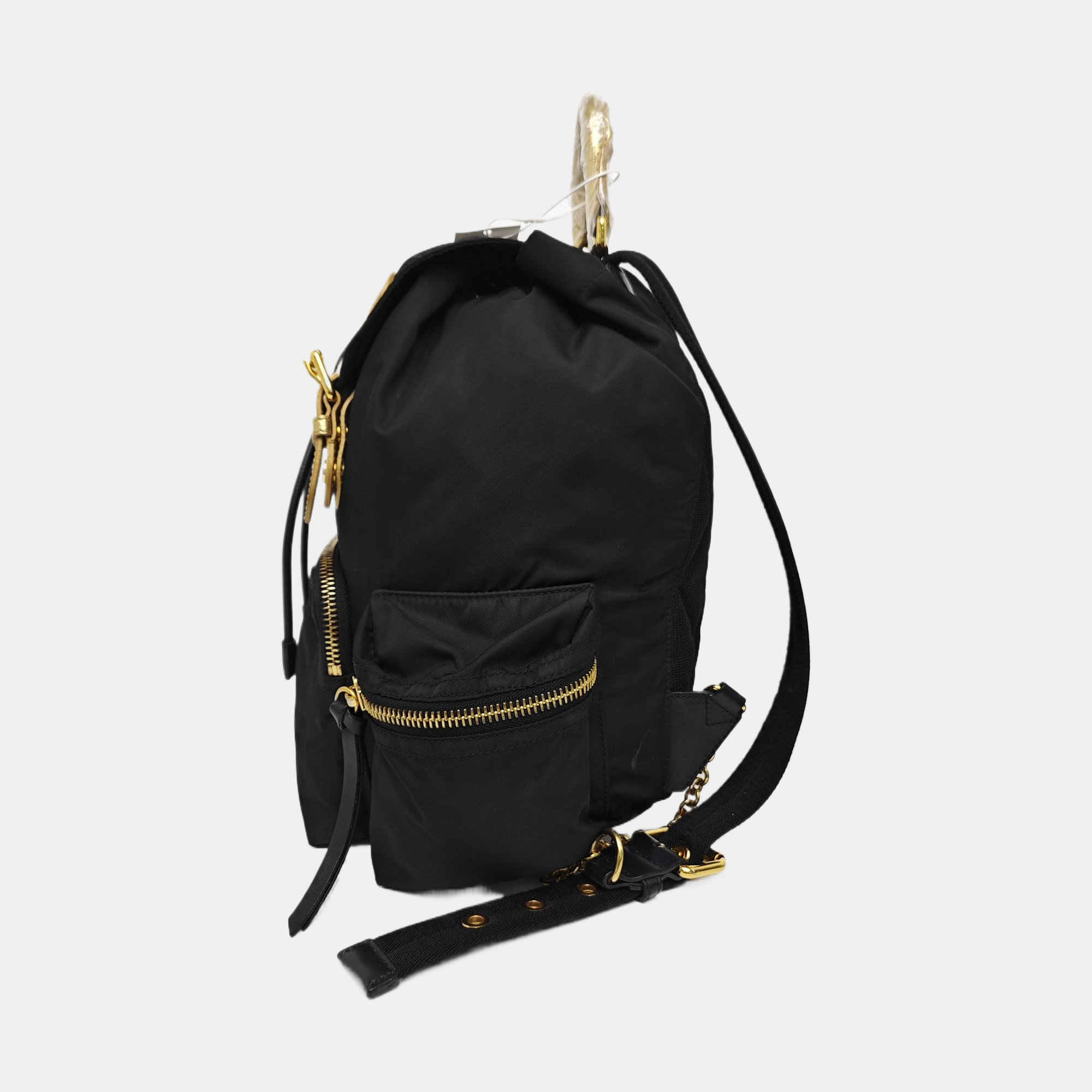 The Rucksack Medium Nylon Black