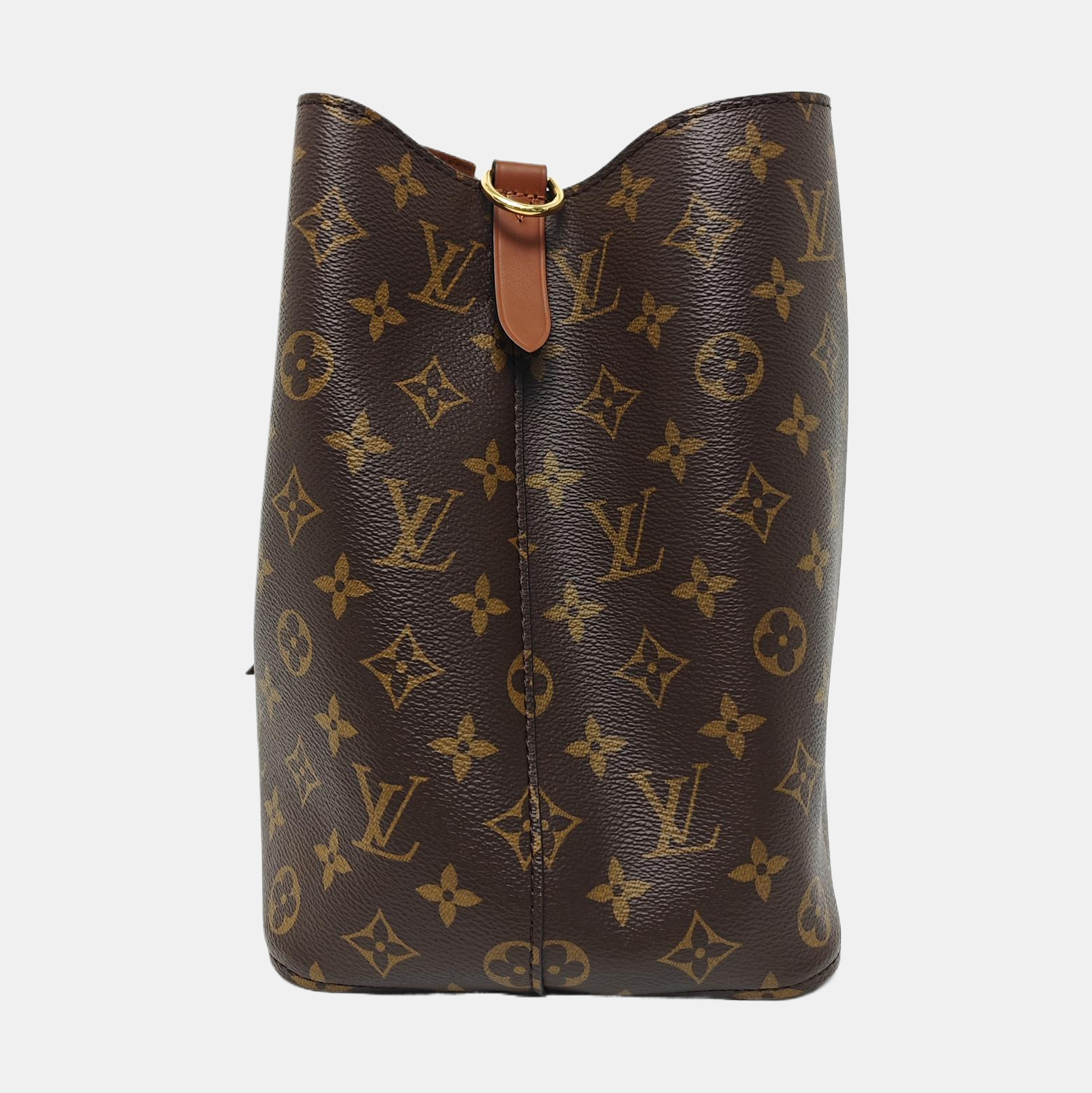 NÉONOÉ MM Monogram Coated Canvas Brown