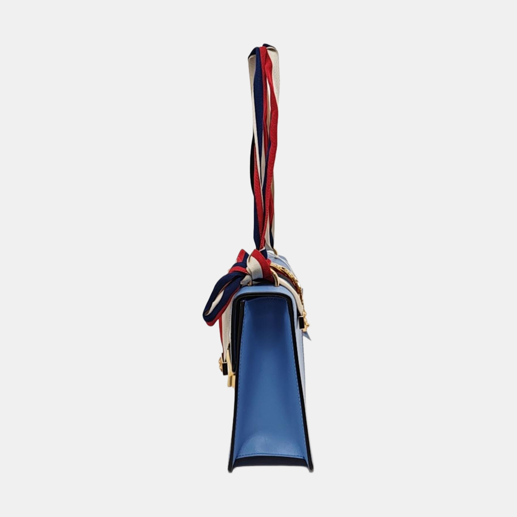 Authenticated pre-owned  Sylvie Small Calfskin Blue - Crossbody Bag at Looply