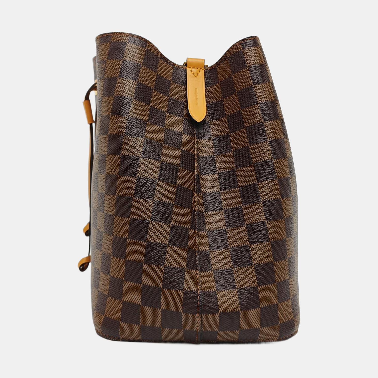 NÉONOÉ MM Damier Ebene Coated Canvas Brown