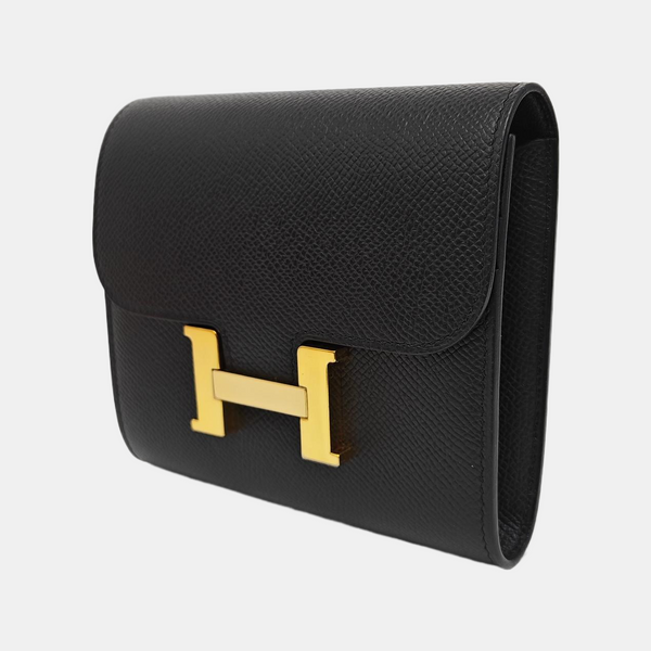 Constance Epsom Black Wallet