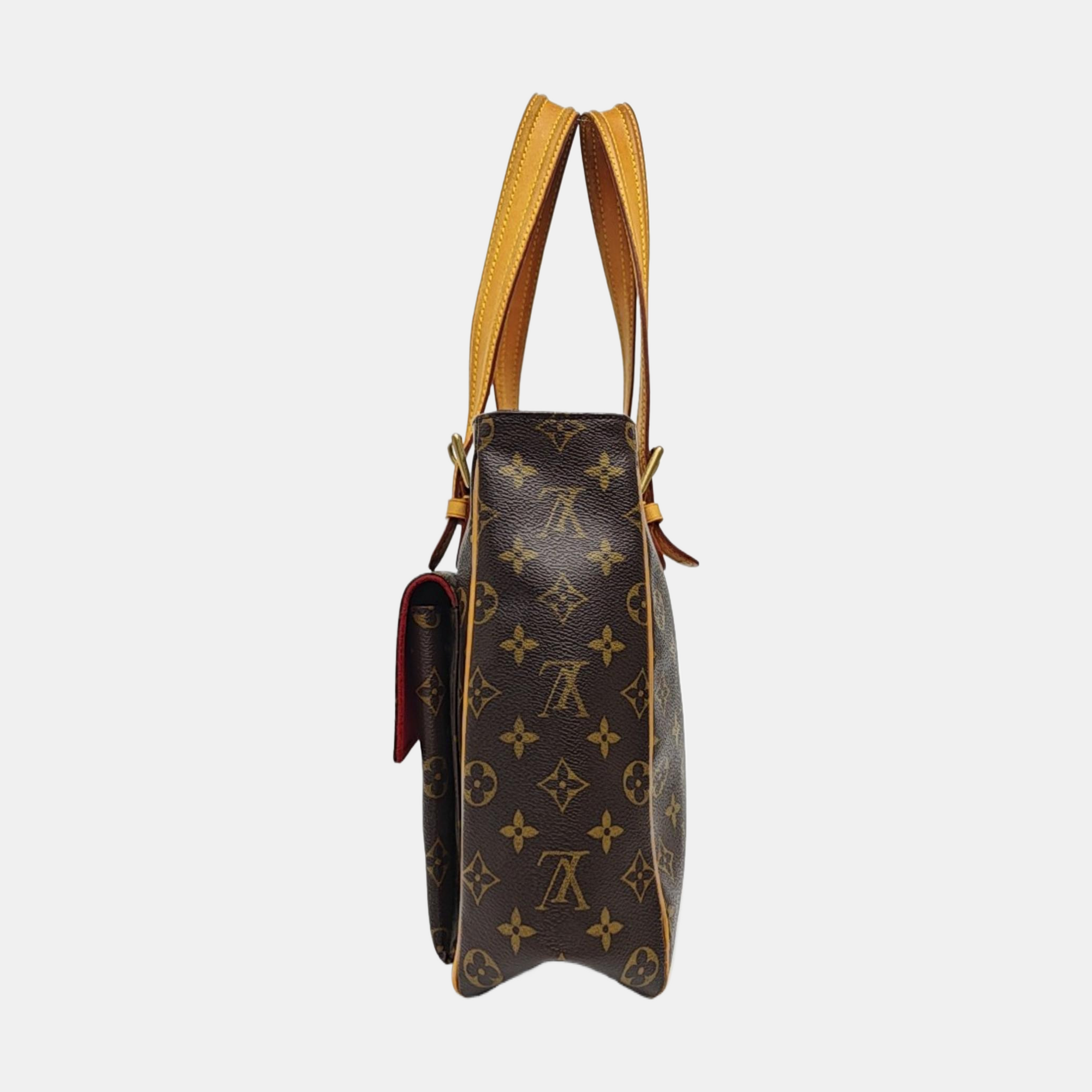 MULTIPLE Monogram Coated Canvas Brown