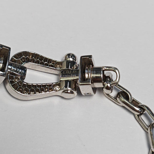 Force 10 18k White Gold Silver Pendant