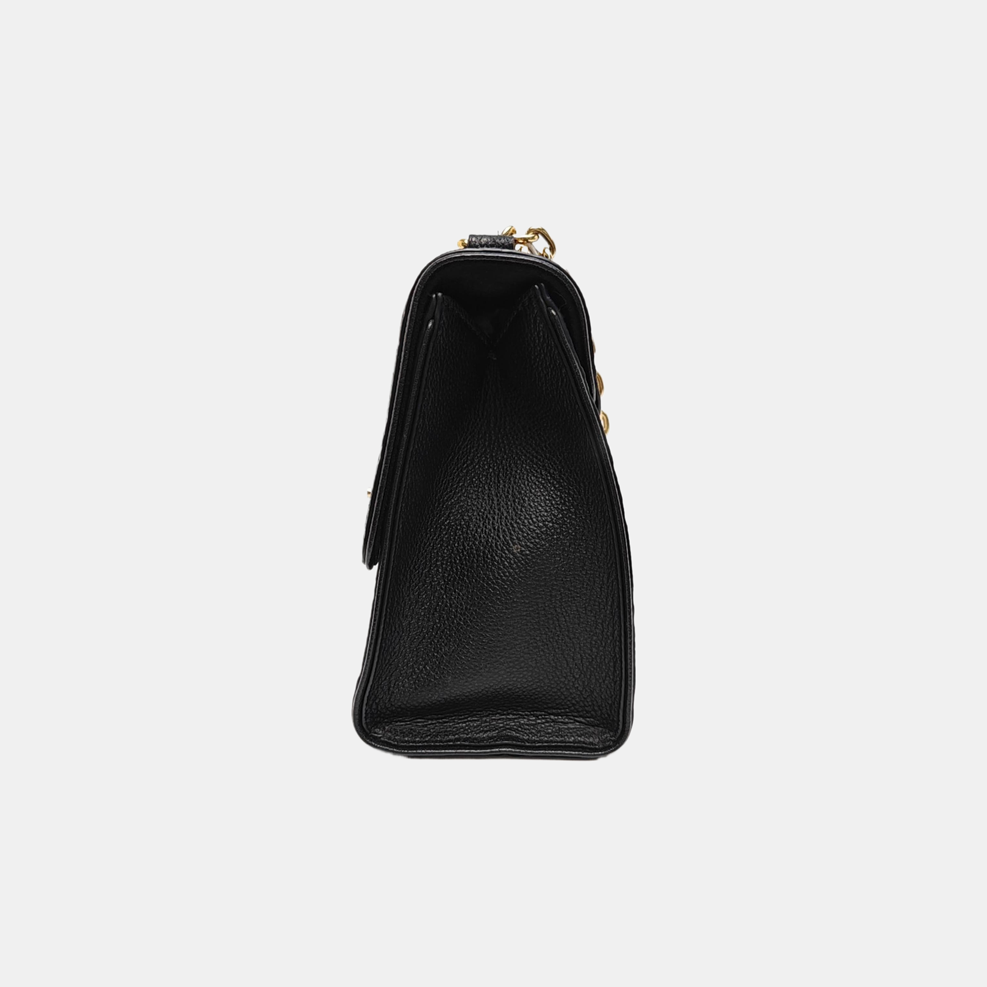 SAINT SULPICE Calfskin Black