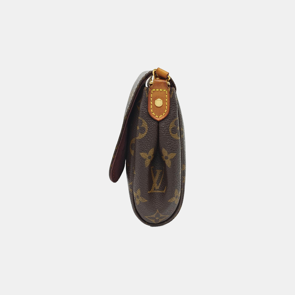 FAVORITE PM Coated Canvas Brown