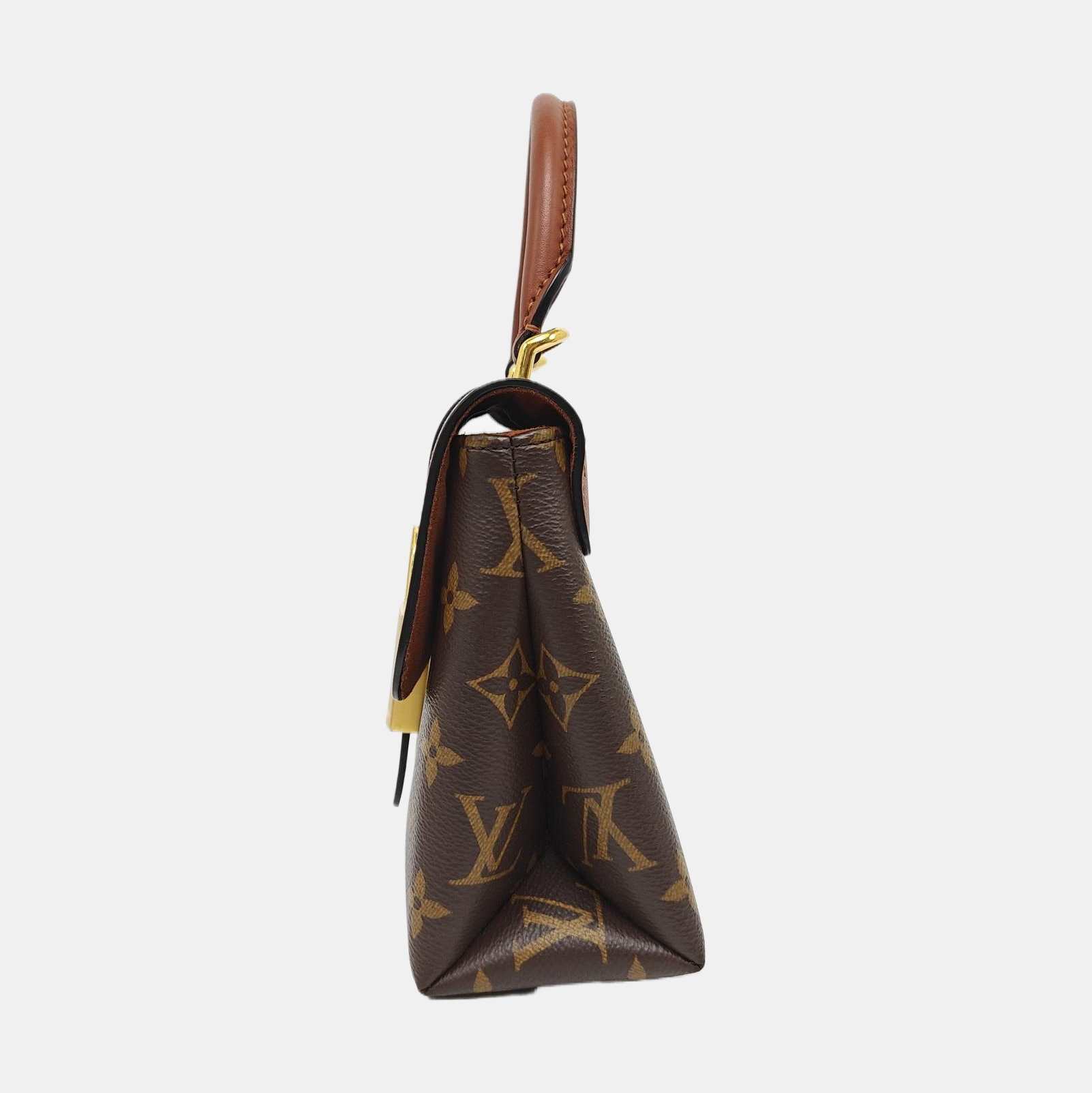 LOCKY BB Monogram Coated Canvas Brown