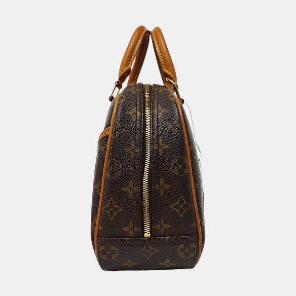 DEAUVILLE Monogram Coated Canvas Brown