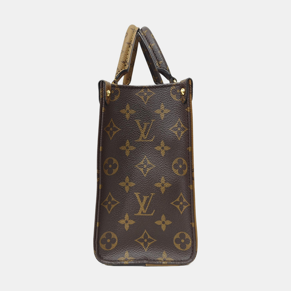 ONTHEGO PM Monogram Coated Canvas Brown