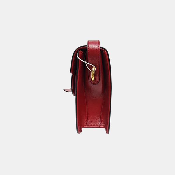 GG Ring Small Calfskin Red