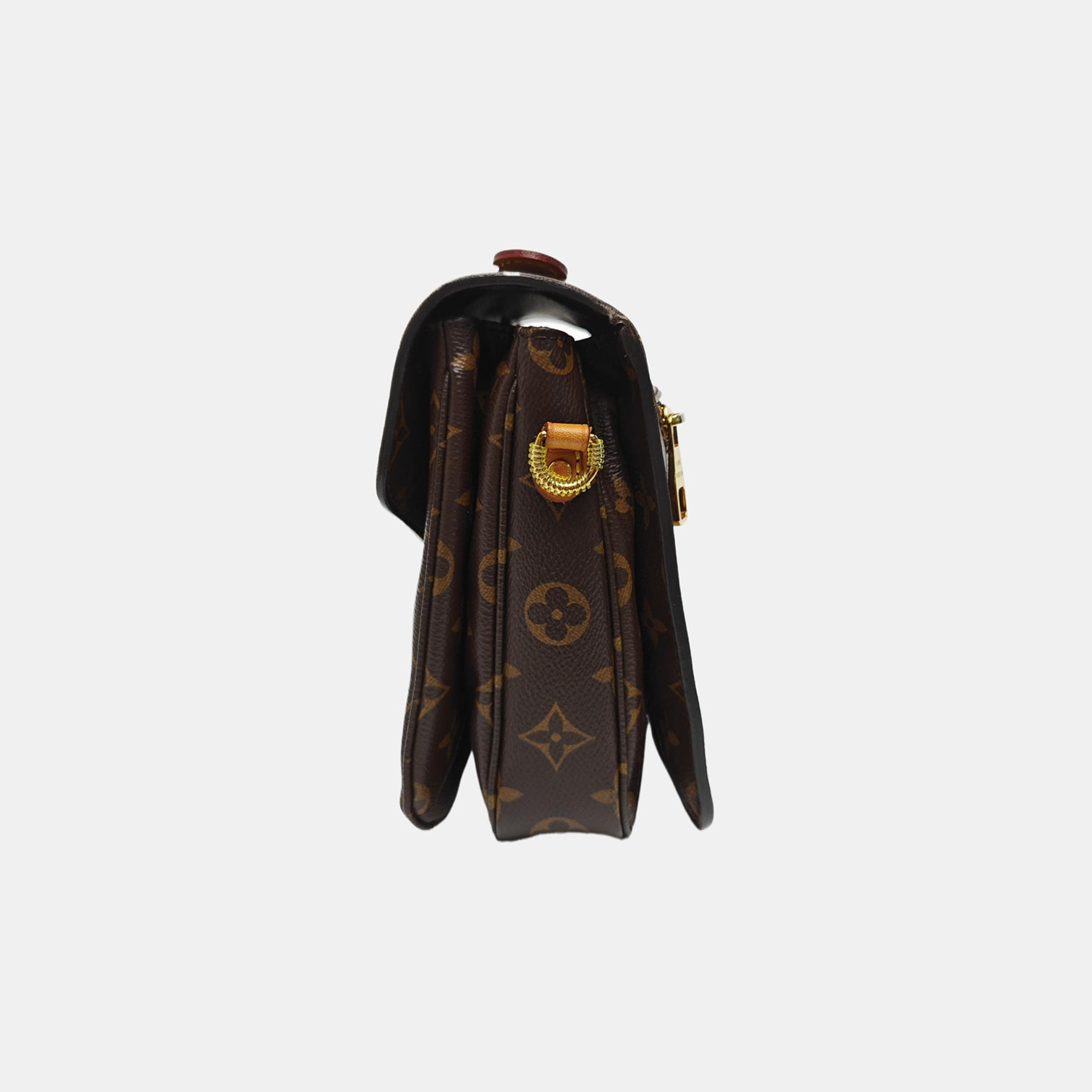 MÉTIS MM Monogram Coated Canvas Brown