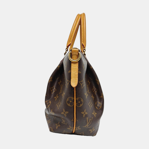 TURENNE PM Monogram Coated Canvas Brown